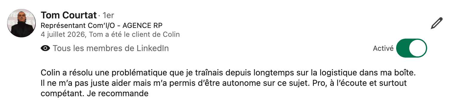 Retour de Tom